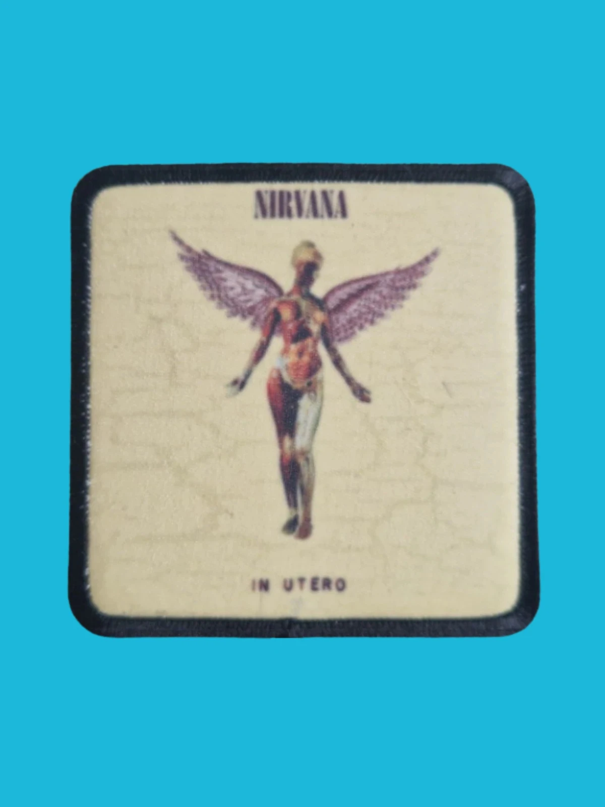 Patch Nirvana - In Utero - Imprimé - Carré de 7,5 x 7,5 centimètres